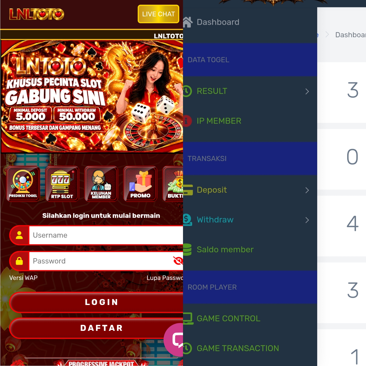 LNLTOTO - IDN Costum
